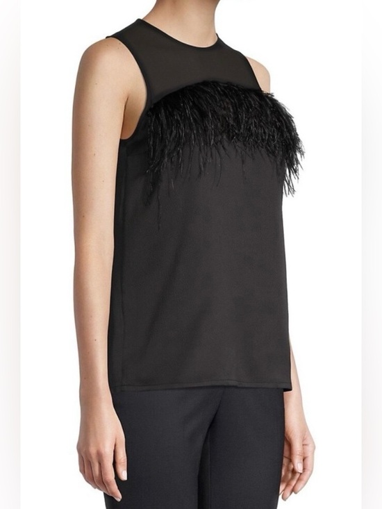 Michael Kors Tops - MK Michael Kors Blouse with Ostrich Feathers New With Tags